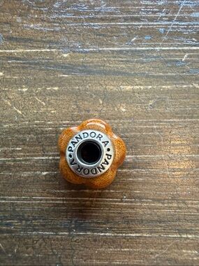 Pandora Flower Brown Charm